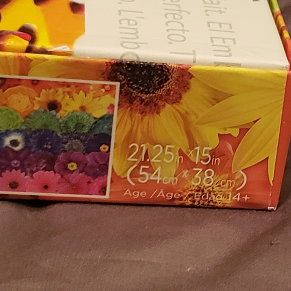 "Flower spectrum" 300 piece large piece puzzle 2 for 15 - Picture 2 of 6